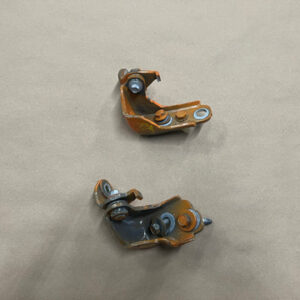 2015-2021 Ford Mustang GT GT500 GT350 Door Hinges RH Pass. Upper Lower Orange