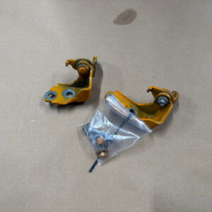 2015-2023 Mustang GT GT500 GT350 Door Hinges LH Driver Upper Lower Orange