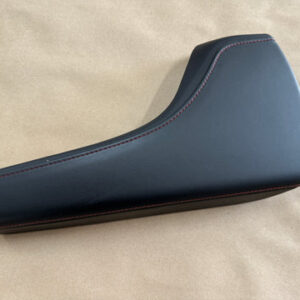 2016-2023 Chevy Camaro ZL1 Black Leather Console Lid Red Stitching OEM