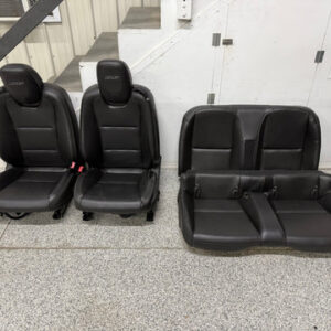 2010-2015 Chevy Camaro SS Black Leather Seats Front & Rear Convertible