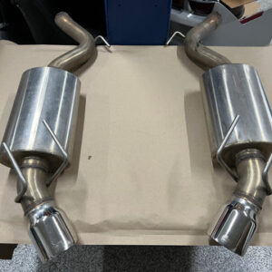 2010-2015 Chevrolet Camaro SS Hurst Axle Back Exhaust Mufflers Used