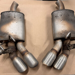 2012-2015 Chevrolet Camaro ZL1 Quad Tip Mufflers RH LH Pair Used - OEM