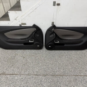 2010-2015 Chevrolet Camaro SS RH LH Pair Door Panels Silver Inserts