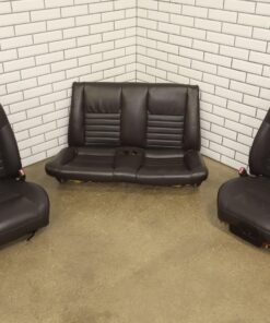 Buy 1999–2004 Ford Mustang Cobra Convertible Leather Seat Set – Dark Charcoal.